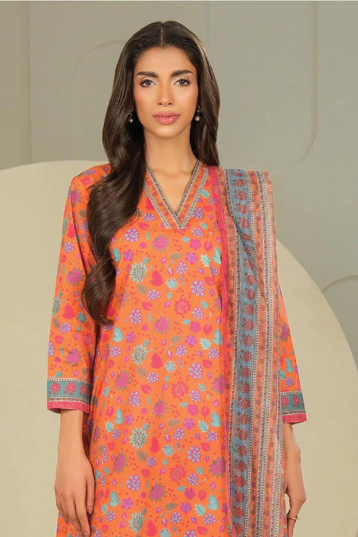 Limelight Unstitched 3 Piece Lawn Suit JDO-U4252SU-3PC-419