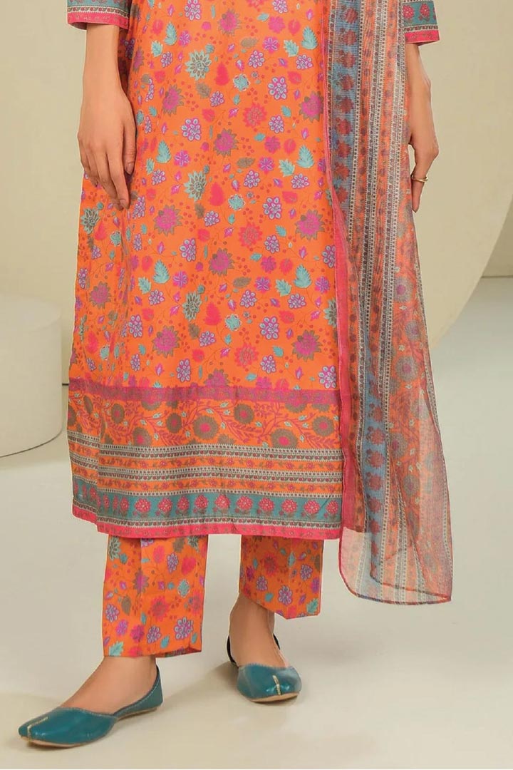 Limelight Unstitched 3 Piece Lawn Suit JDO-U4252SU-3PC-419