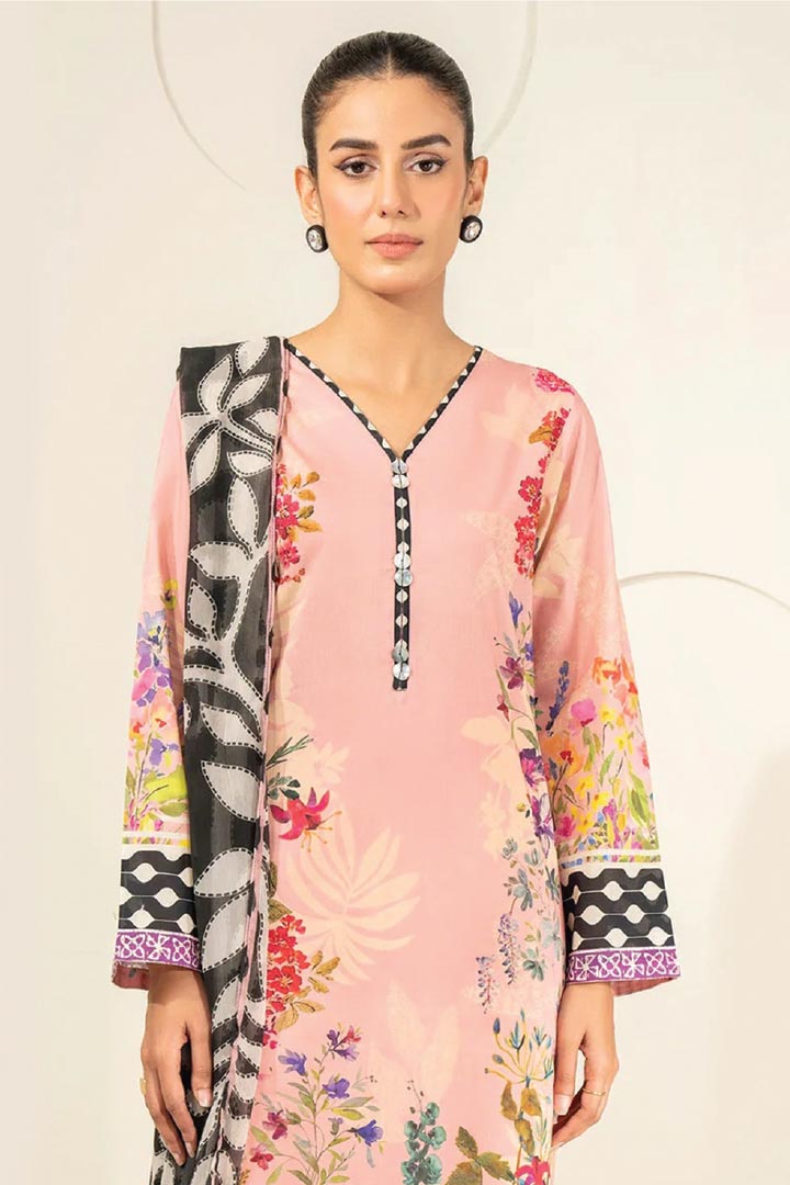 Limelight Unstitched 3 Piece Lawn Suit JDO-U4300SU-3PC-489