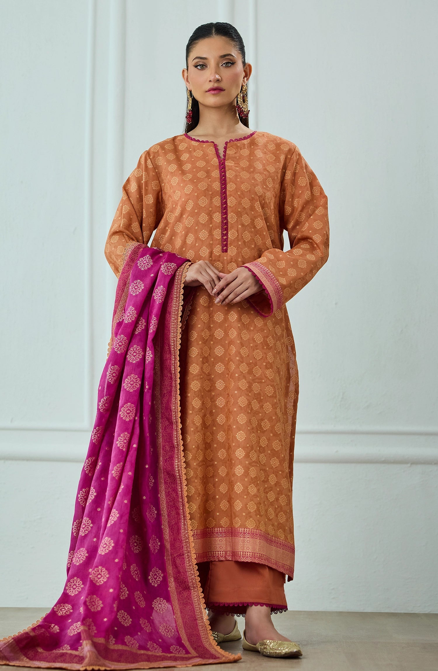 ORIENT | UNSTITCHED 3-PIECE | PRINTED LAWN SUIT