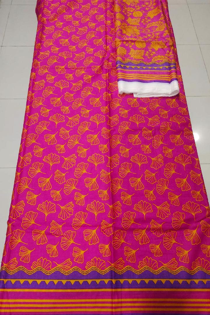 Mix Brands Unstitched Shirt & Dupatta – 2 Piece Lawn Cotton Suit JDOMB10