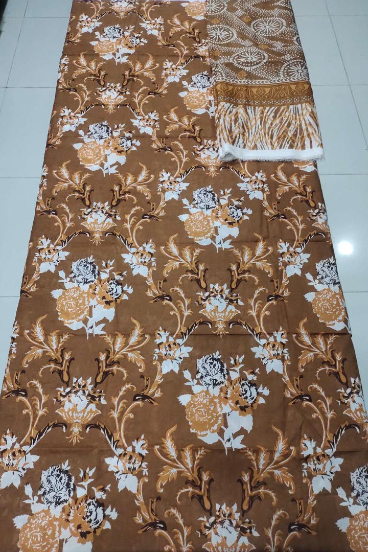 Mix Brands Unstitched Shirt & Dupatta – 2 Piece Lawn Cotton Suit JDOMB15