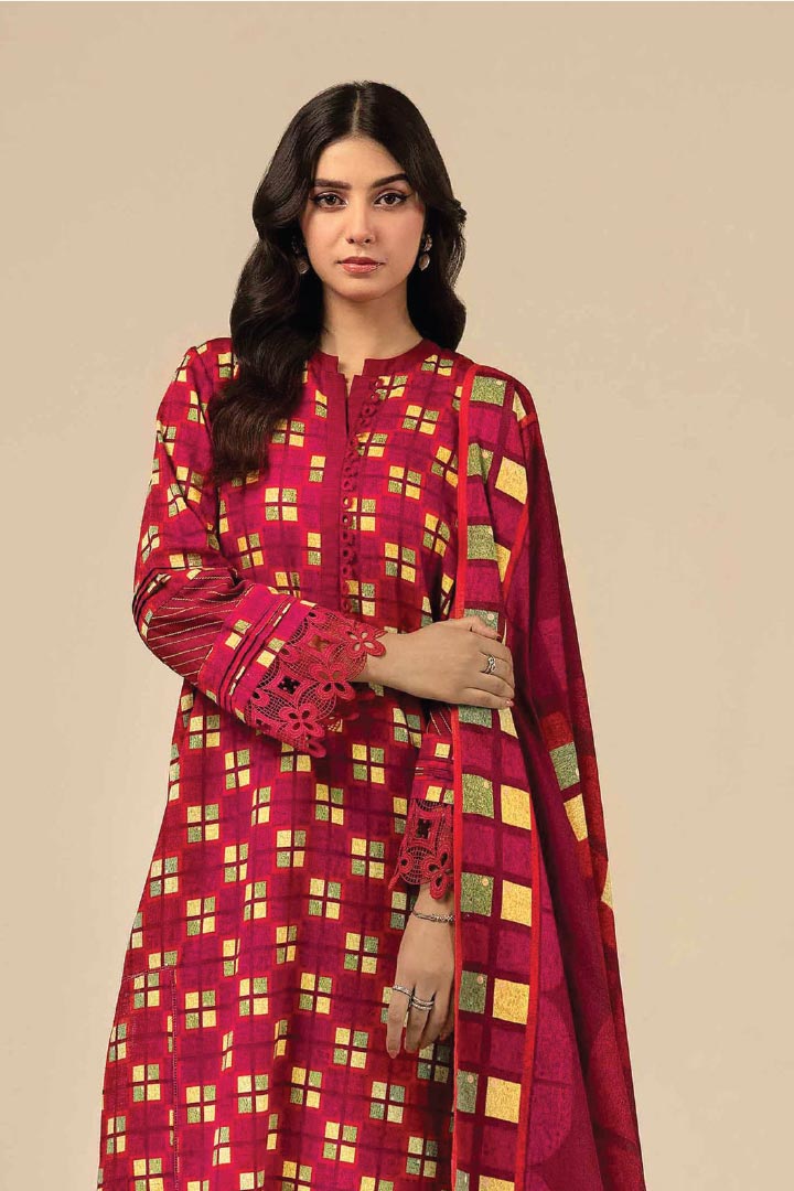 Nishat Khaddar Unstitched 3 Pcs Suit JDON42404134