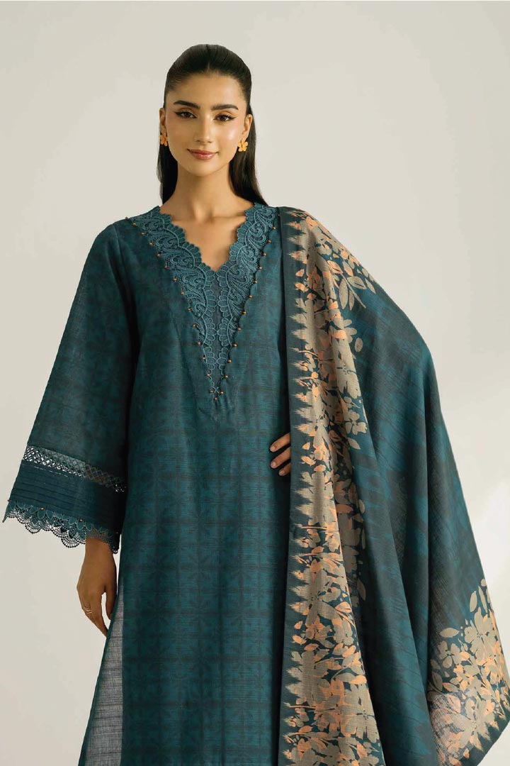 Nishat Khaddar Unstitched 3 Pcs Suit JDON42502425