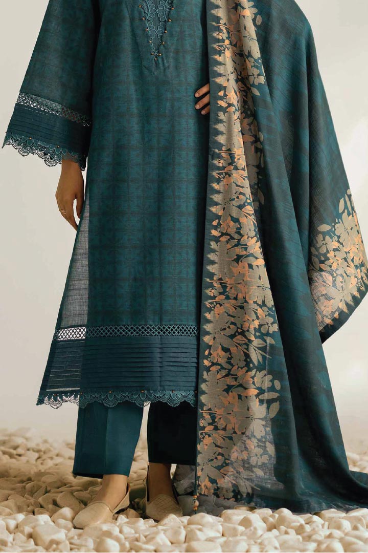 Nishat Khaddar Unstitched 3 Pcs Suit JDON42502425