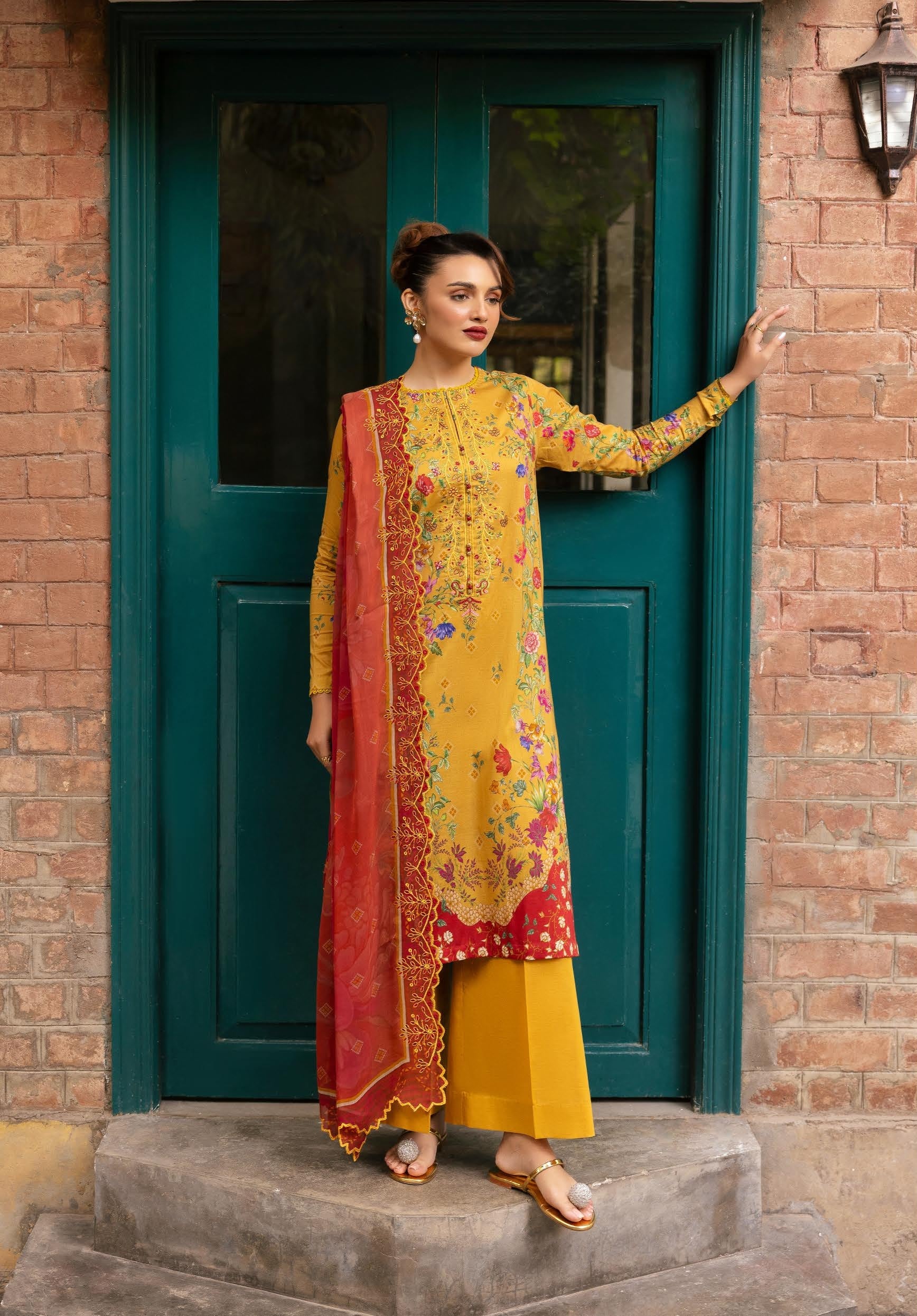 GULLJEE RANGPASAND | UNSTITCHED 3-PIECE | DIGITAL PRINTED LAWN SUIT