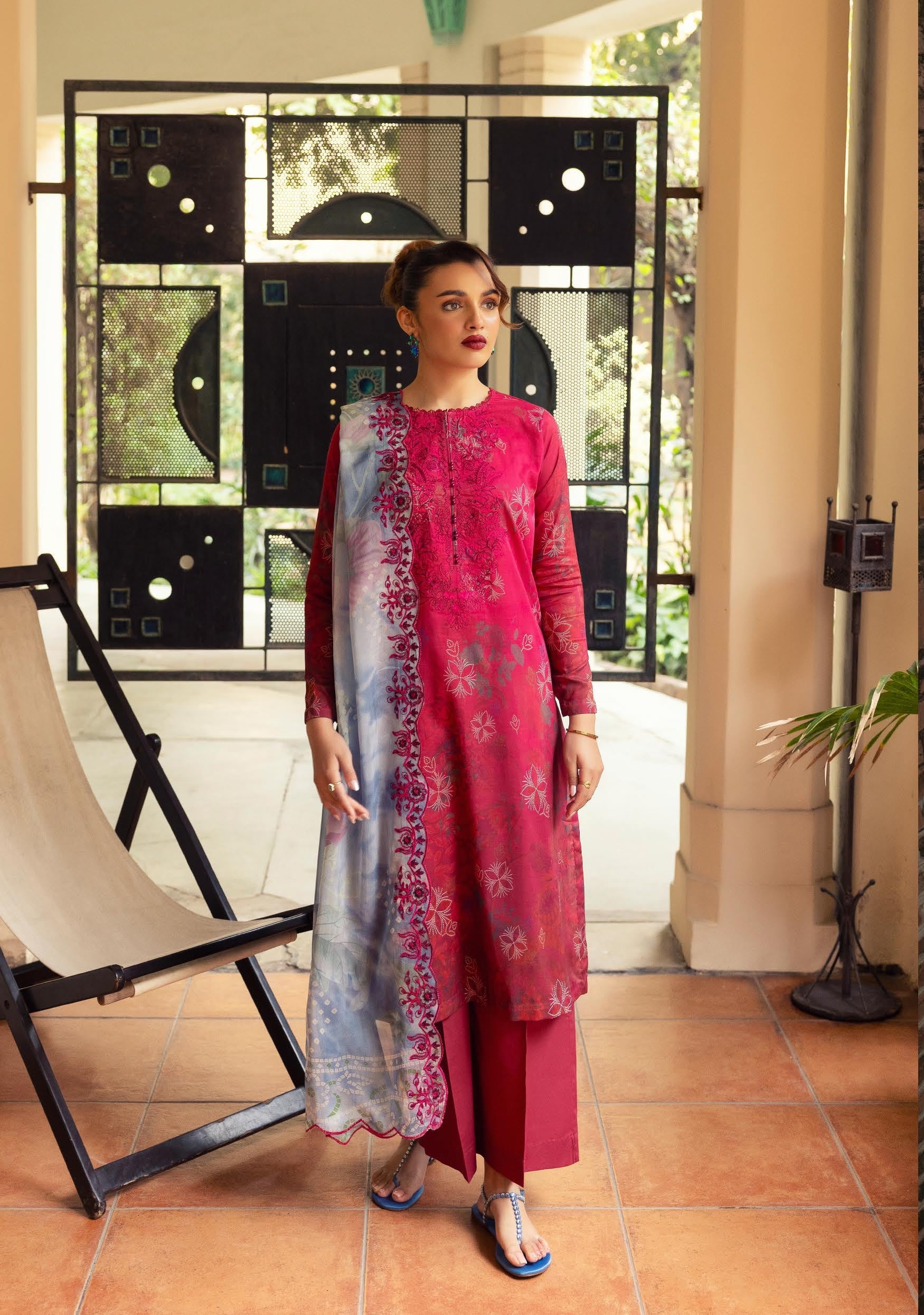 GULLJEE RANGPASAND | UNSTITCHED 3-PIECE | DIGITAL PRINTED LAWN SUIT