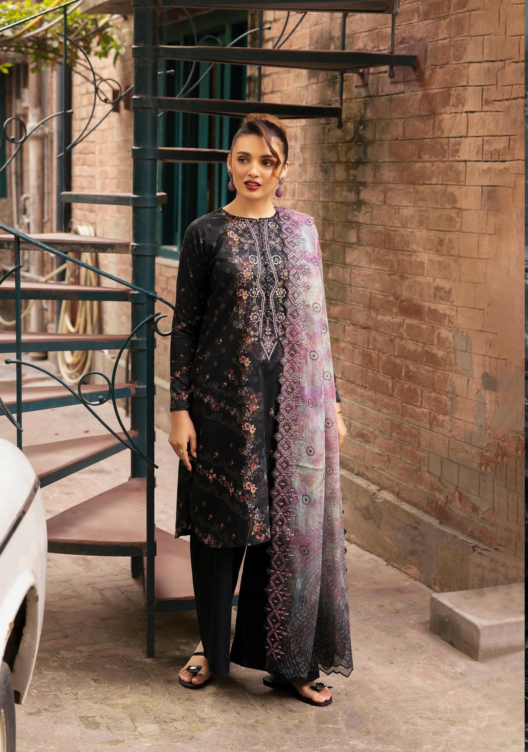 GULLJEE RANGPASAND | UNSTITCHED 3-PIECE | DIGITAL PRINTED LAWN SUIT