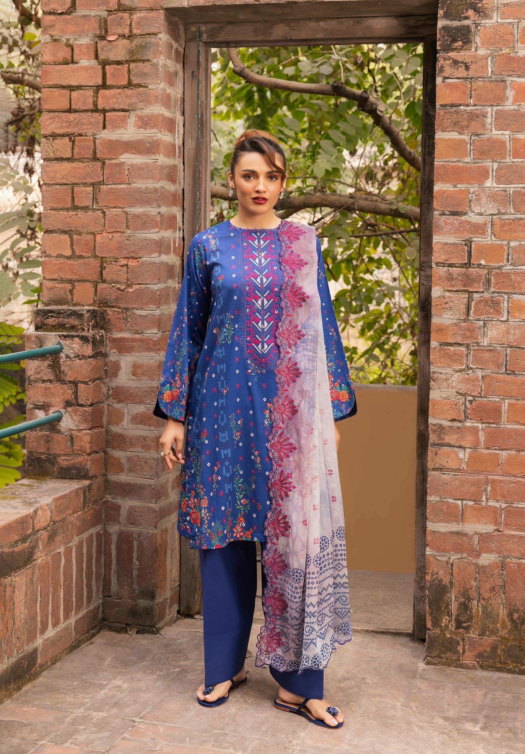 GULLJEE RANGPASAND | UNSTITCHED 3-PIECE | DIGITAL PRINTED LAWN SUIT
