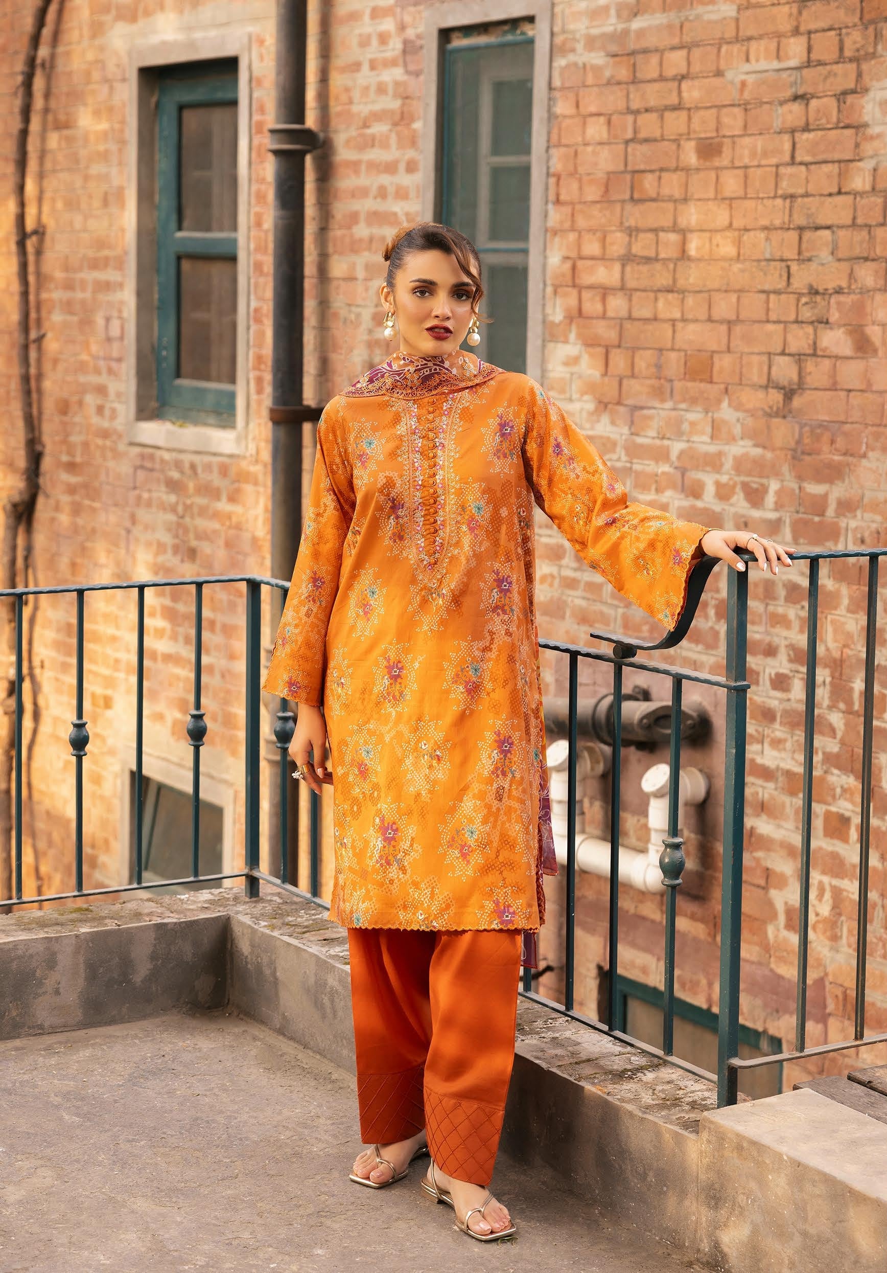 GULLJEE RANGPASAND | UNSTITCHED 3-PIECE | DIGITAL PRINTED LAWN SUIT
