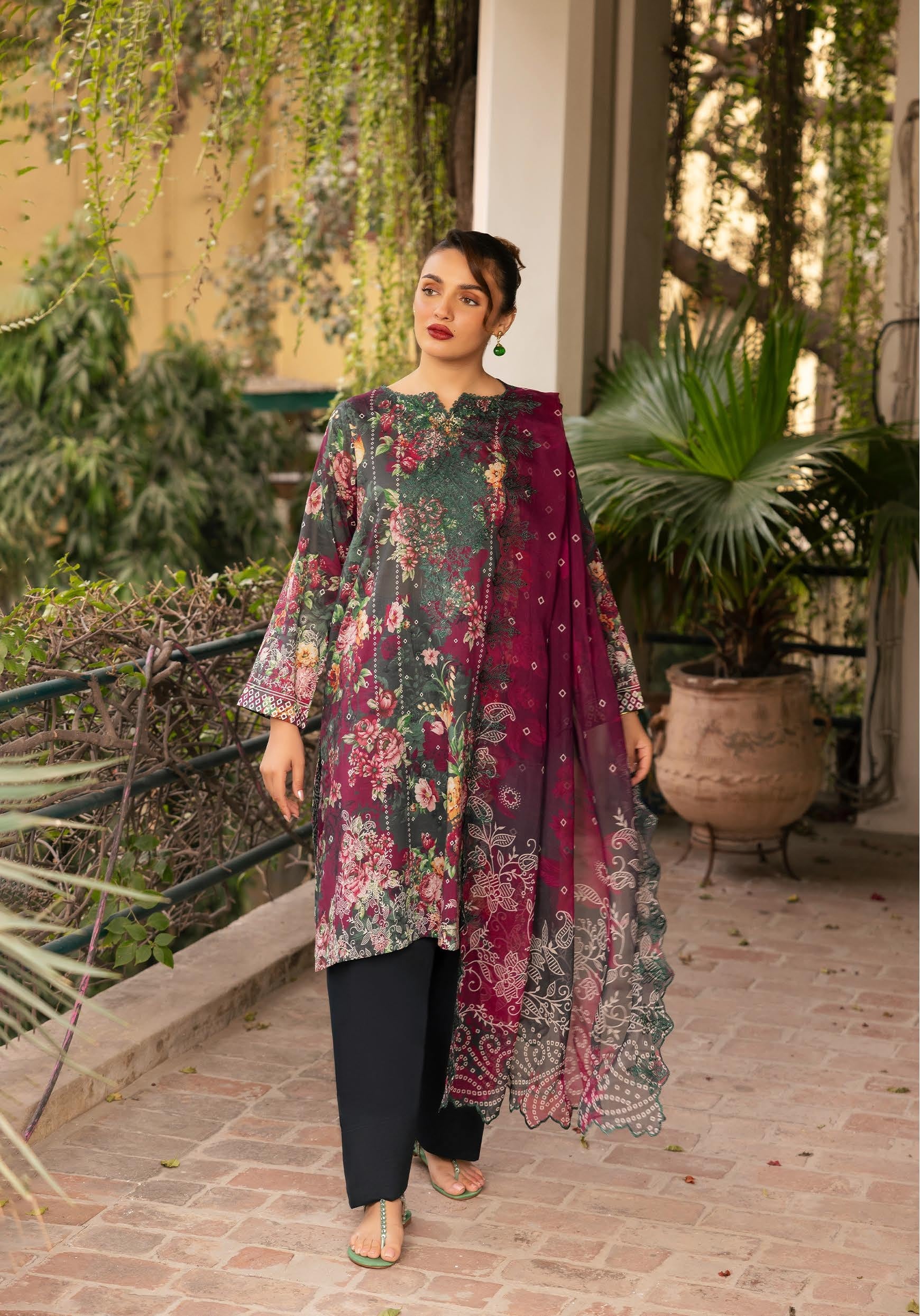 GULLJEE RANGPASAND | UNSTITCHED 3-PIECE | DIGITAL PRINTED LAWN SUIT