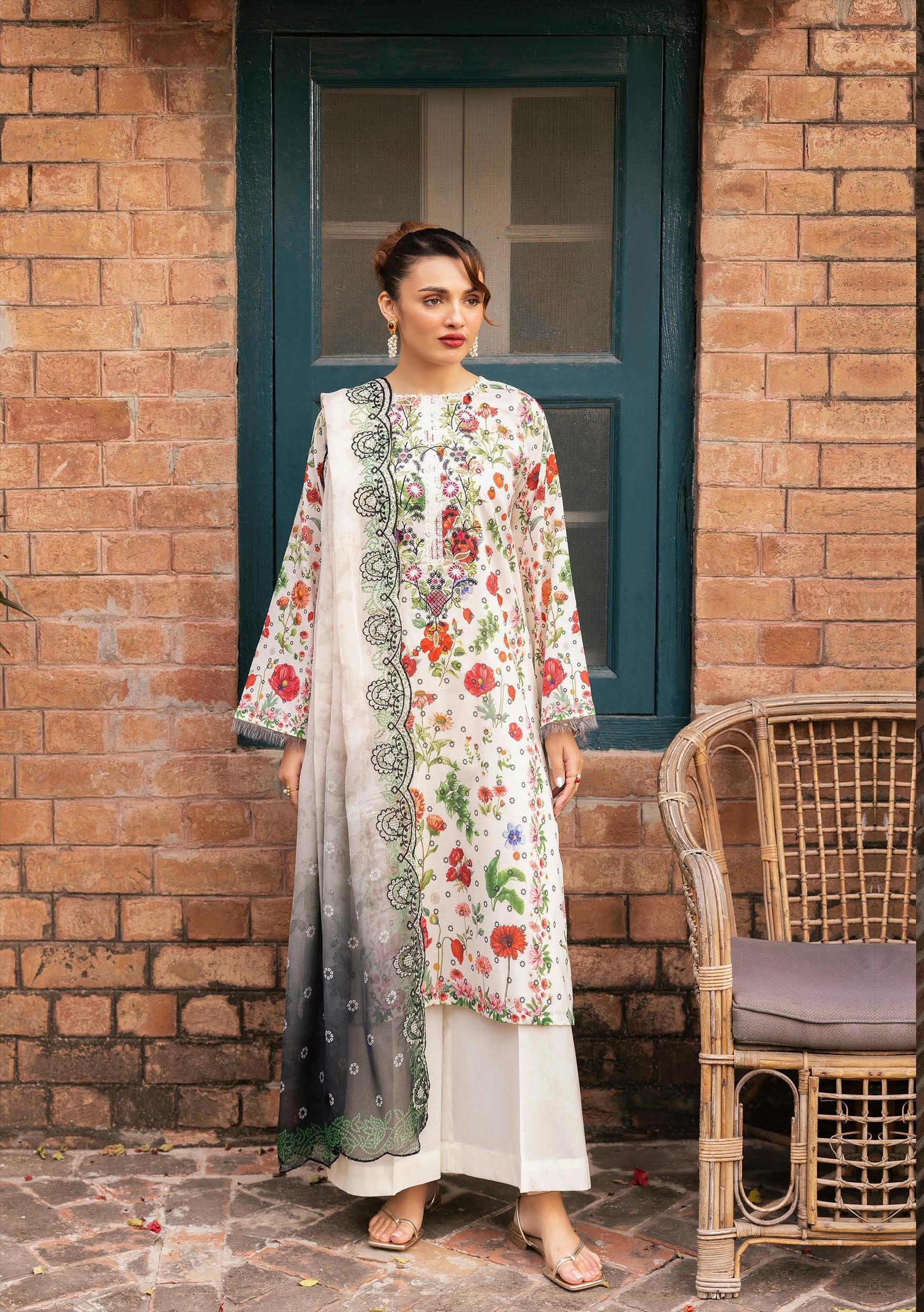 GULLJEE RANGPASAND | UNSTITCHED 3-PIECE | DIGITAL PRINTED LAWN SUIT