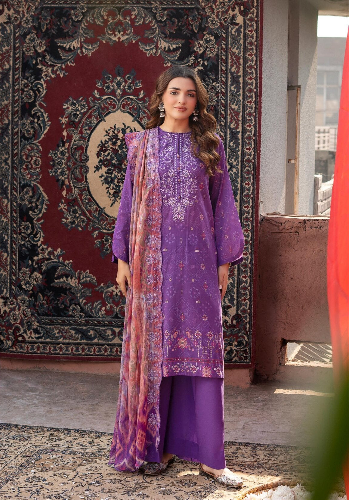 RANG PASAND | UNSTITCHED 3PC | DIGITAL PRINTED LAWN SUIT