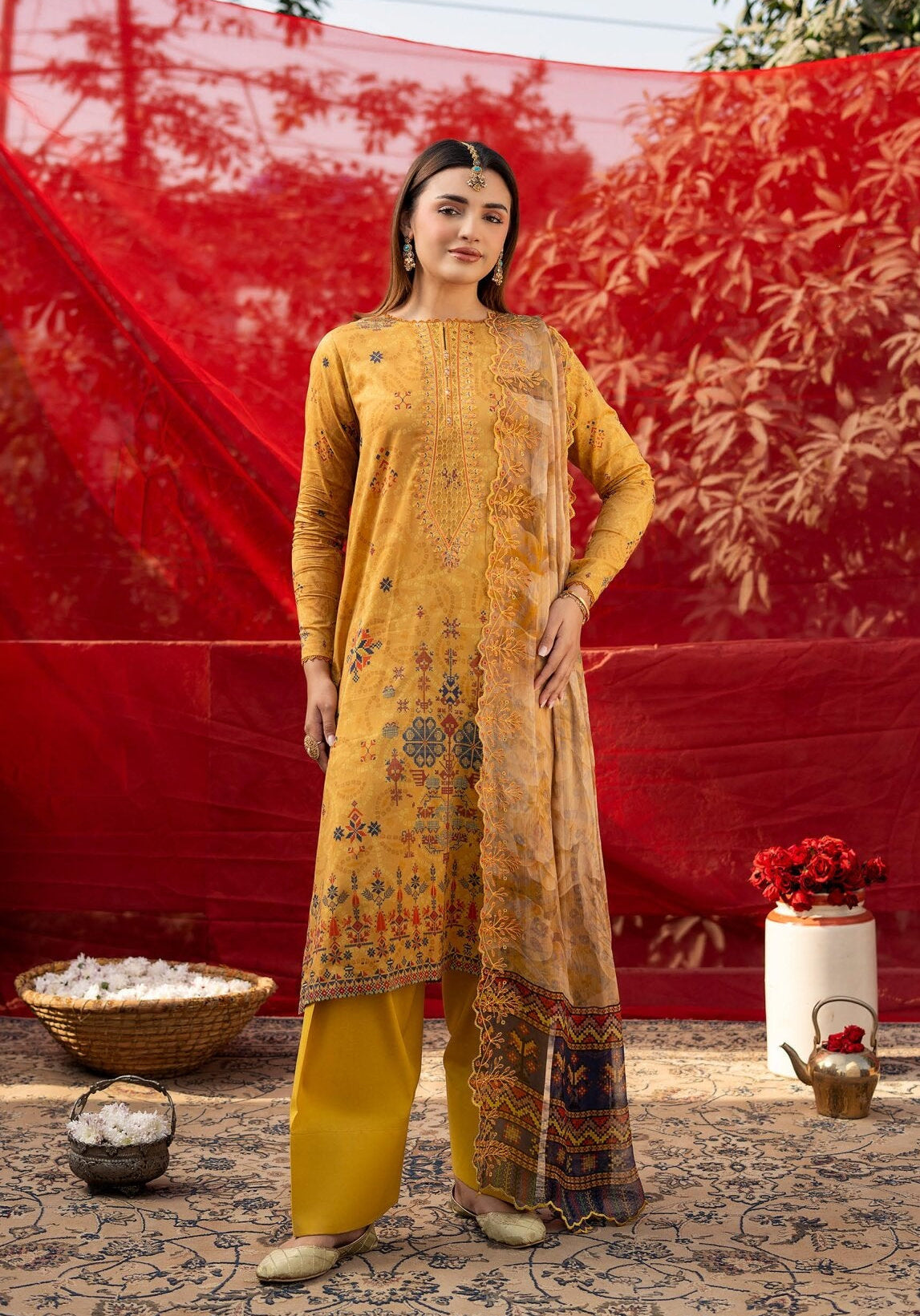 RANG PASAND | UNSTITCHED 3PC | DIGITAL PRINTED LAWN SUIT