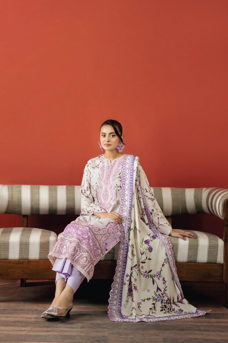 Ruhay Sukhan Premium 3 Piece Unstitched Lawn JDORS0801