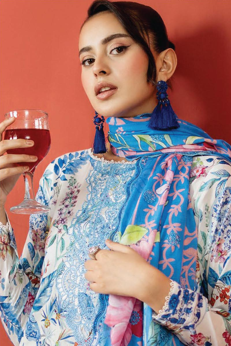 Ruhay Sukhan Premium 3 Piece Unstitched Lawn JDORS0803