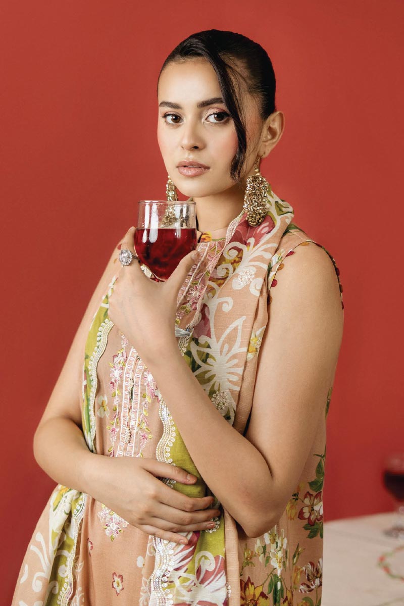 Ruhay Sukhan Premium 3 Piece Unstitched Lawn JDORS0805