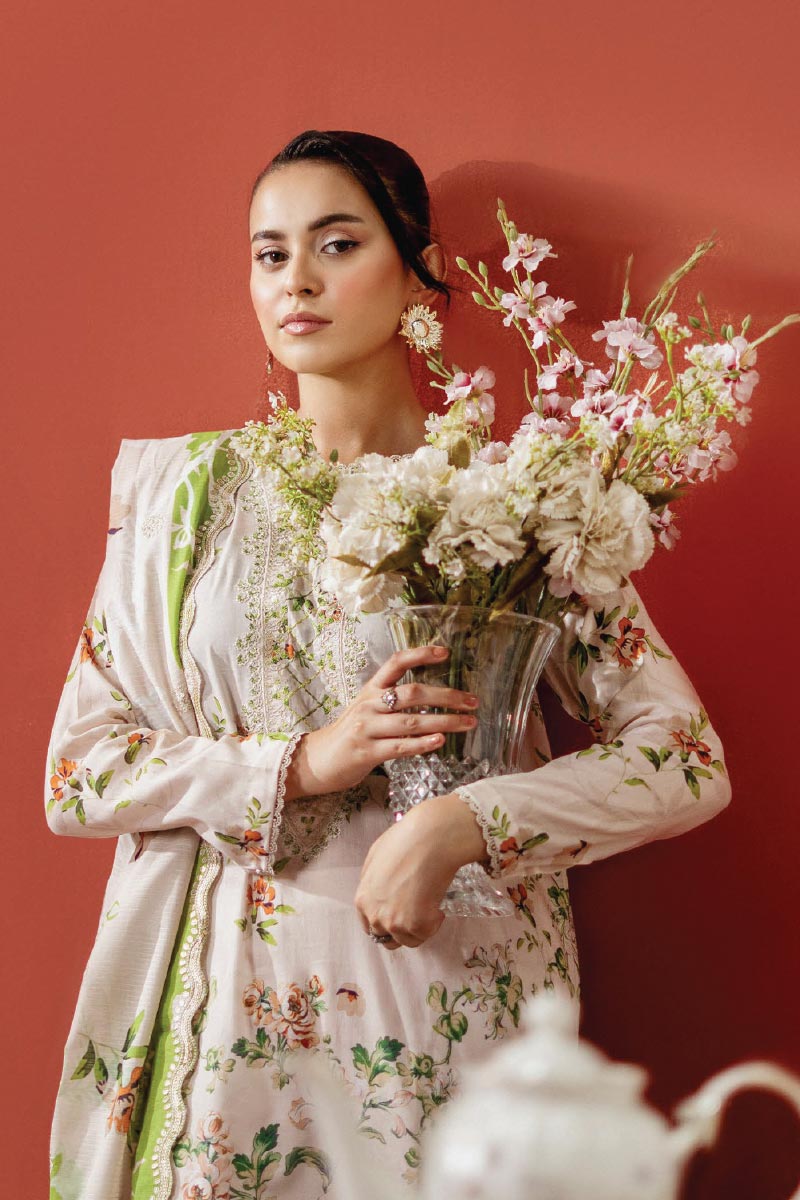 Ruhay Sukhan Premium 3 Piece Unstitched Lawn JDORS0808