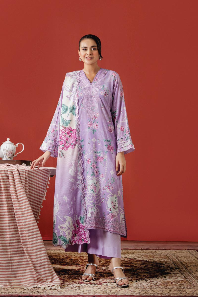 Ruhay Sukhan Premium 3 Piece Unstitched Lawn JDORS0809