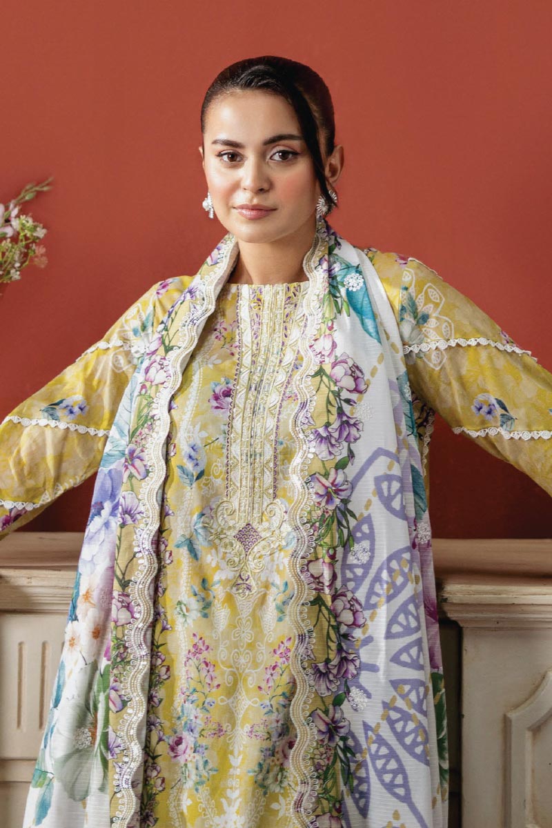 Ruhay Sukhan Premium 3 Piece Unstitched Lawn JDORS0811