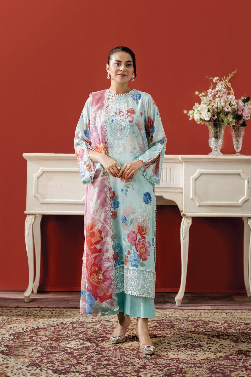 Ruhay Sukhan Premium 3 Piece Unstitched Lawn JDORS0812