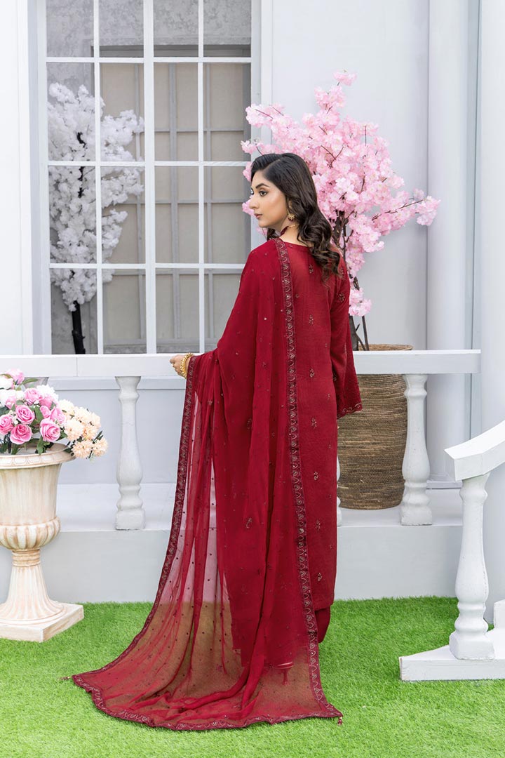 Rujhan Jhumro 3 Piece Unstitched Embroidered Suit JDORJ05