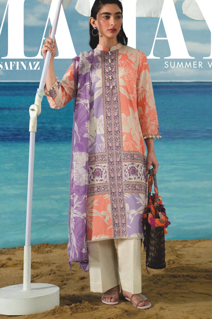 Sana Safinaz 2 Piece Unstitched Lawn Suit – Shirt & Dupatta (JDO25A)