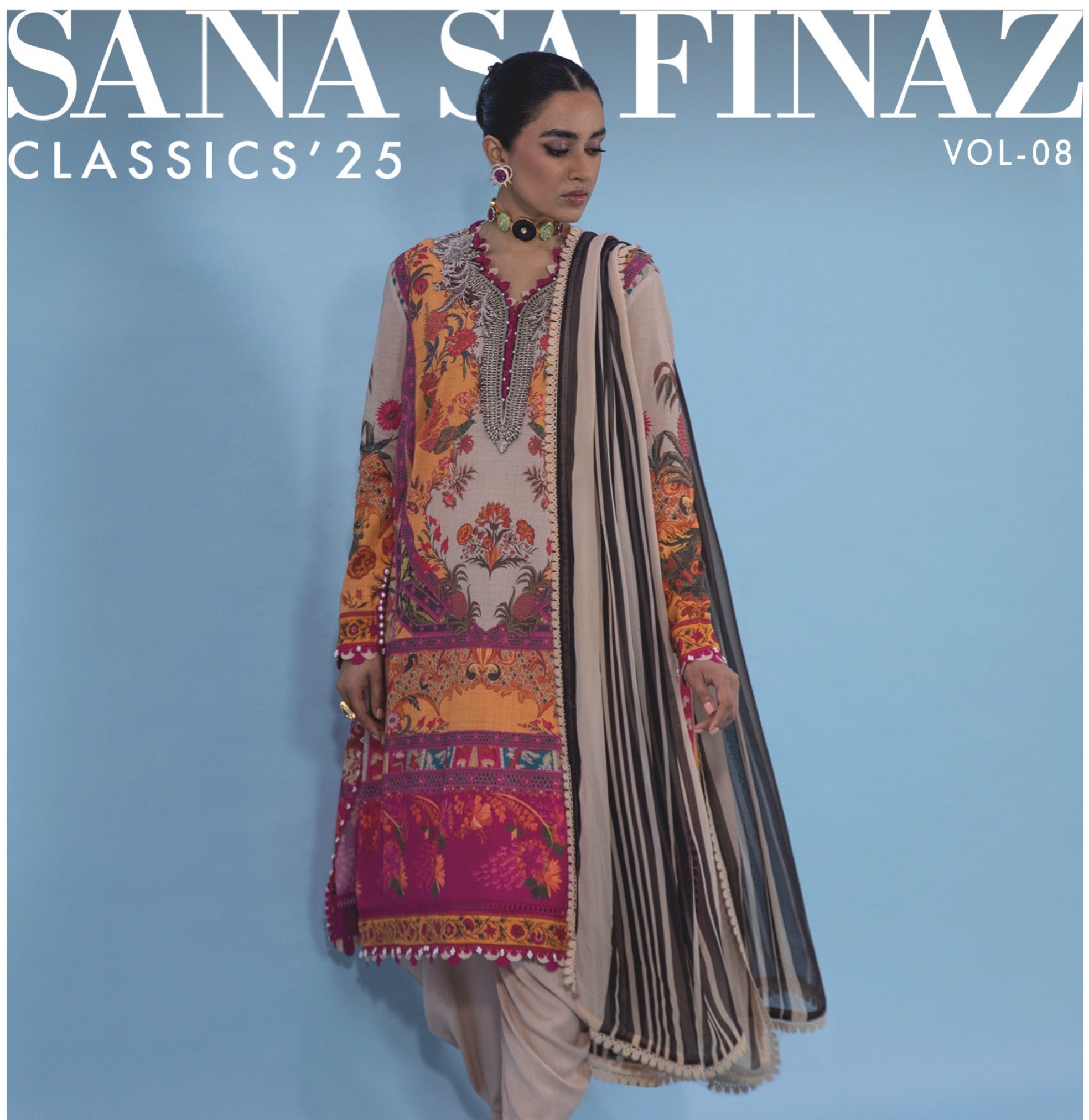 Sana Safinaz | VOL - 08 | Classics' 25 | Box of 10 | Unstitched 3-Piece Lawn Suit