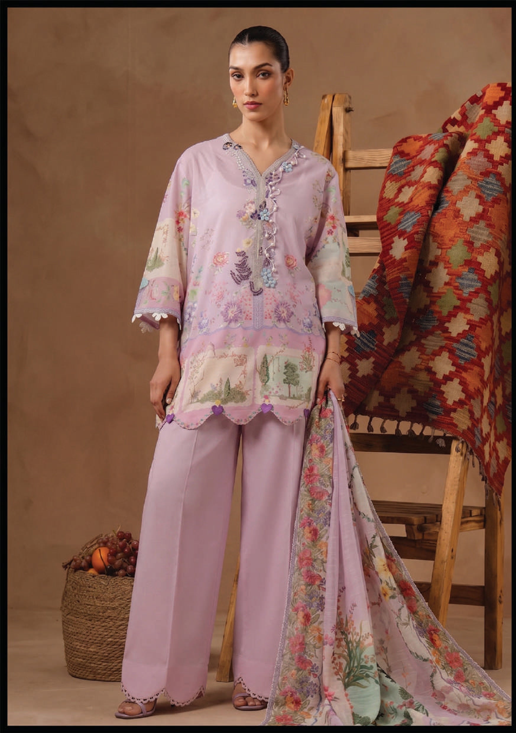 SANA SAFINAZ | UNSTITCHED 3-PIECE | LAWN SUIT 03