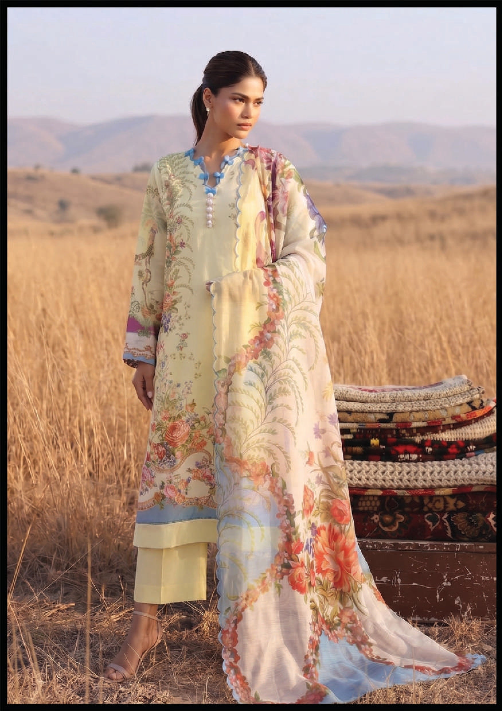 SANA SAFINAZ | UNSTITCHED 3-PIECE | LAWN SUIT 04