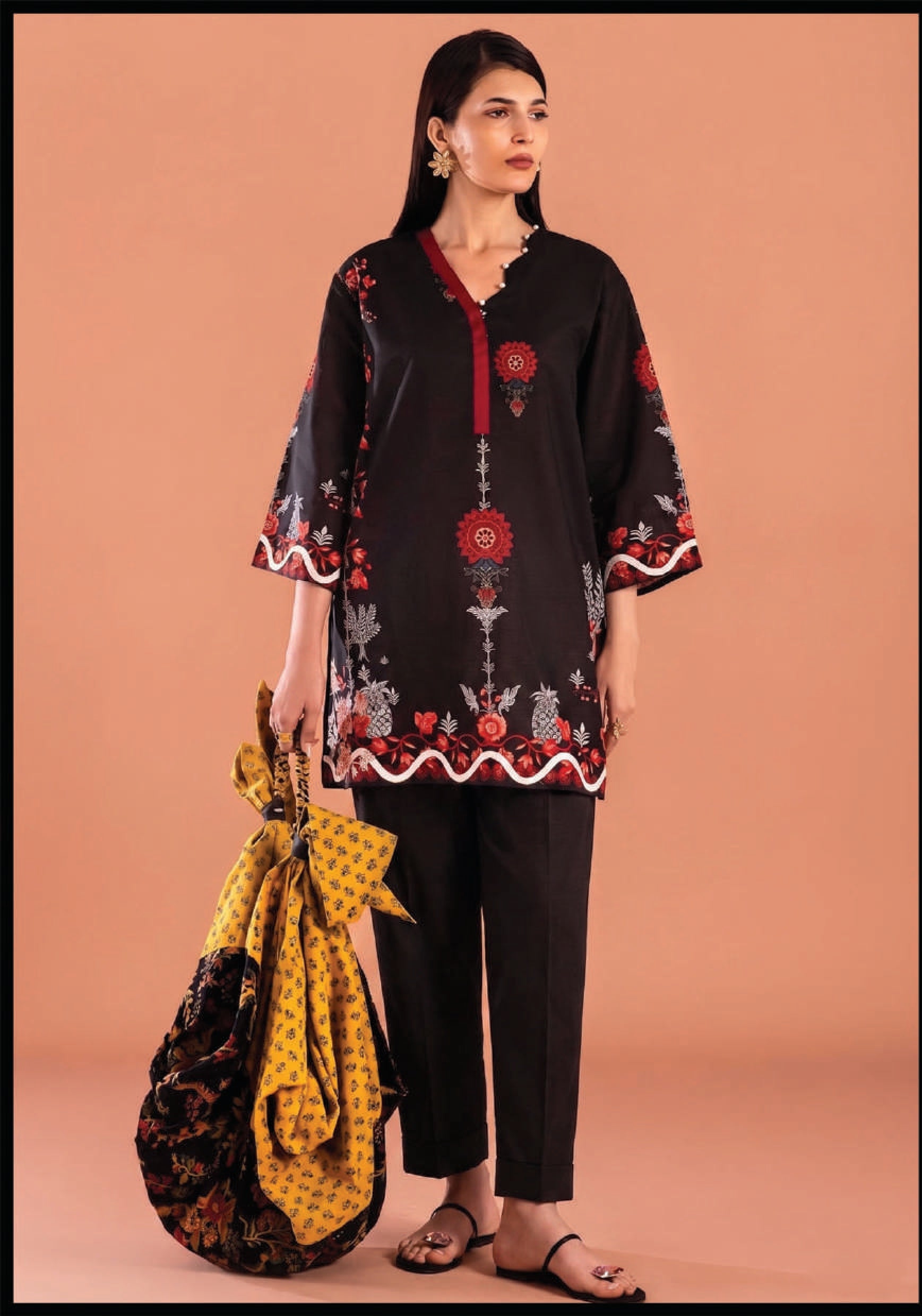 SANA SAFINAZ | UNSTITCHED 3-PIECE | LAWN SUIT 09
