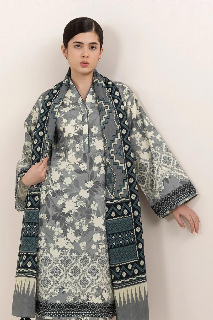 Sapphire Day To Day Unstitched 3-piece Lawn Suit JDO-00U3-PDY25V6-8