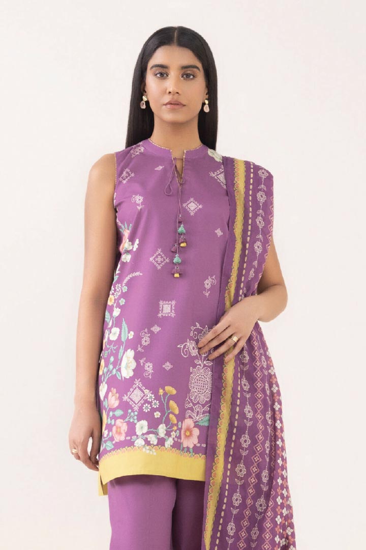 Sapphire Day To Day Unstitched 3-piece Lawn Suit JDO-0U3-PDY25V66-4