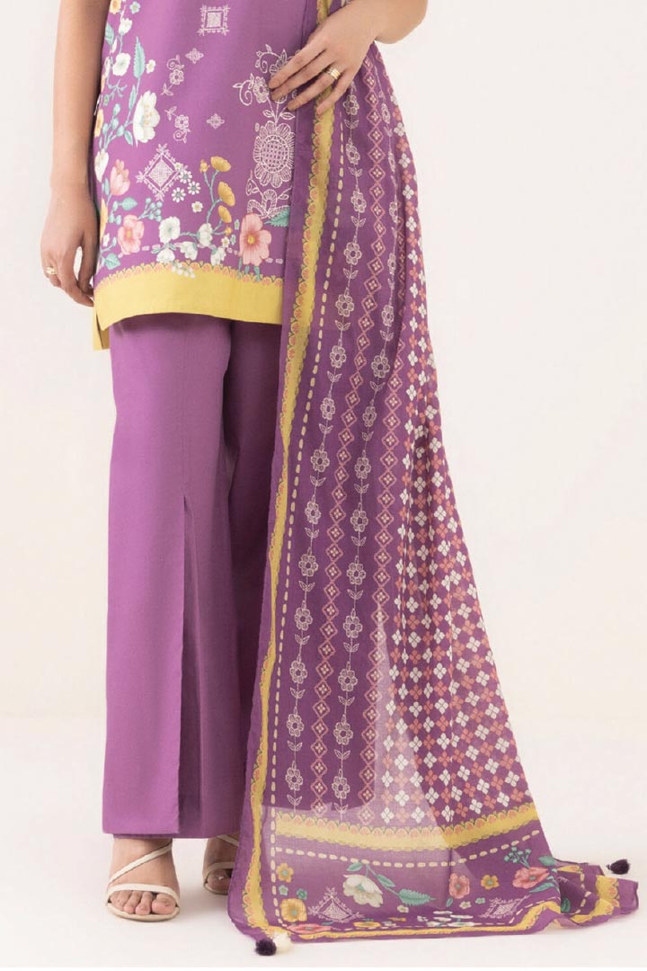 Sapphire Day To Day Unstitched 3-piece Lawn Suit JDO-0U3-PDY25V66-4