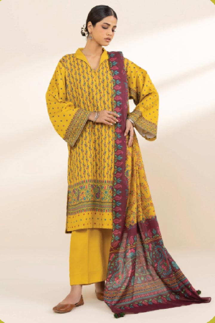 Sapphire Unstitched 2 Piece – Mid Summer Printed Cambric Suit JDOSMS02