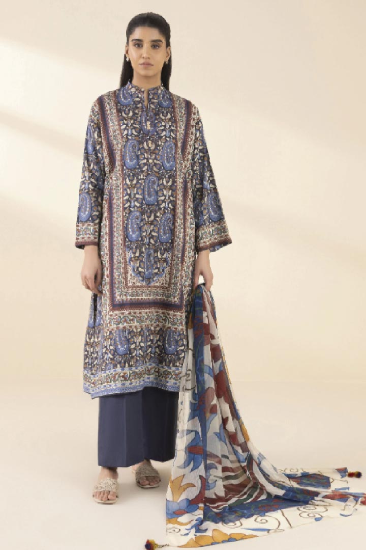 Sapphire Unstitched 2 Piece – Mid Summer Printed Cambric Suit JDOSMS05