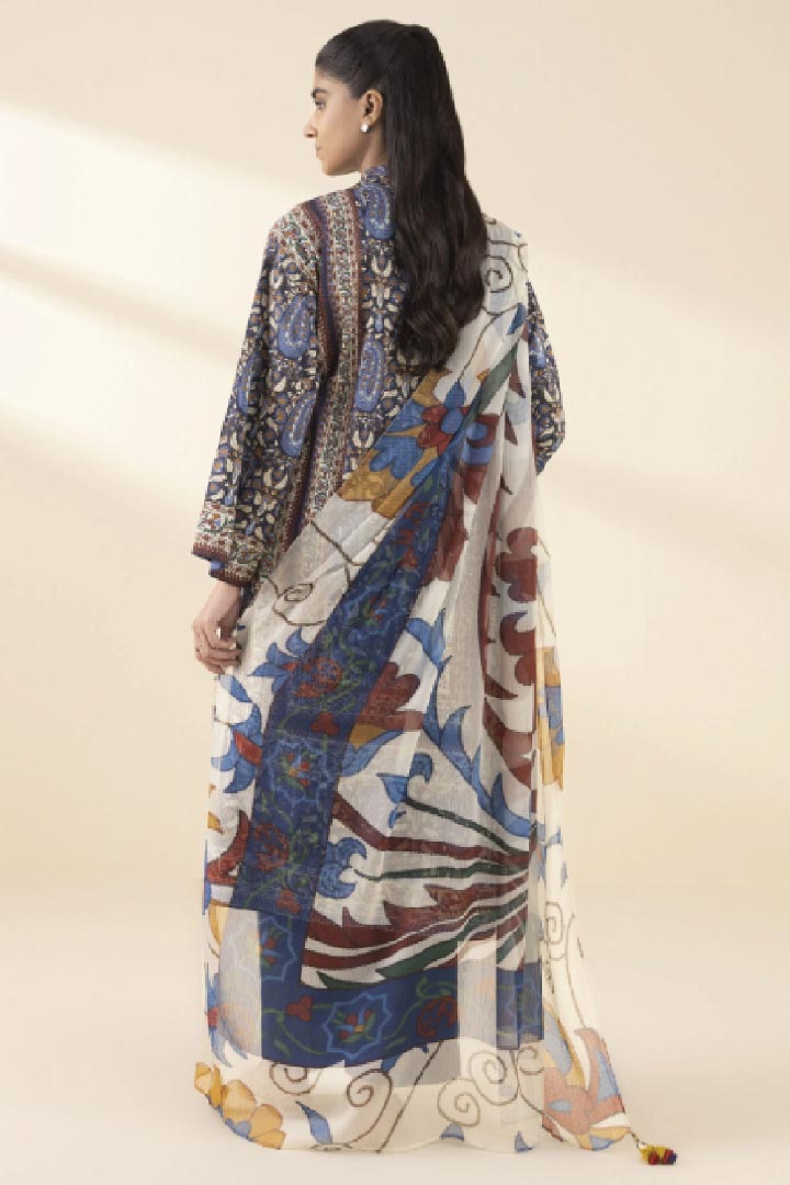 Sapphire Unstitched 2 Piece – Mid Summer Printed Cambric Suit JDOSMS05