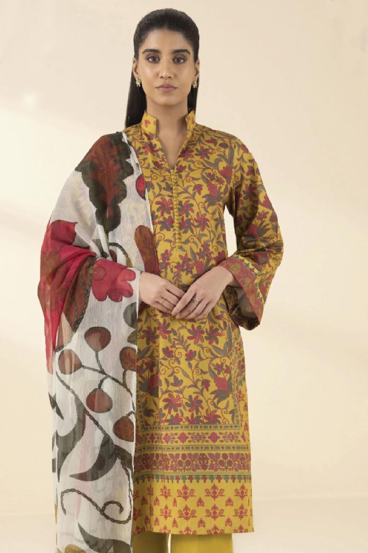 Sapphire Unstitched 2 Piece – Mid Summer Printed Cambric Suit JDOSMS06