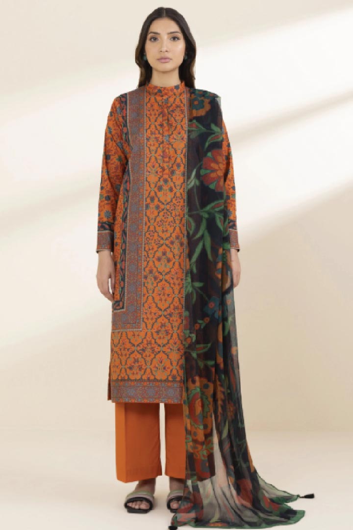 Sapphire Unstitched 2 Piece – Mid Summer Printed Cambric Suit JDOSMS07