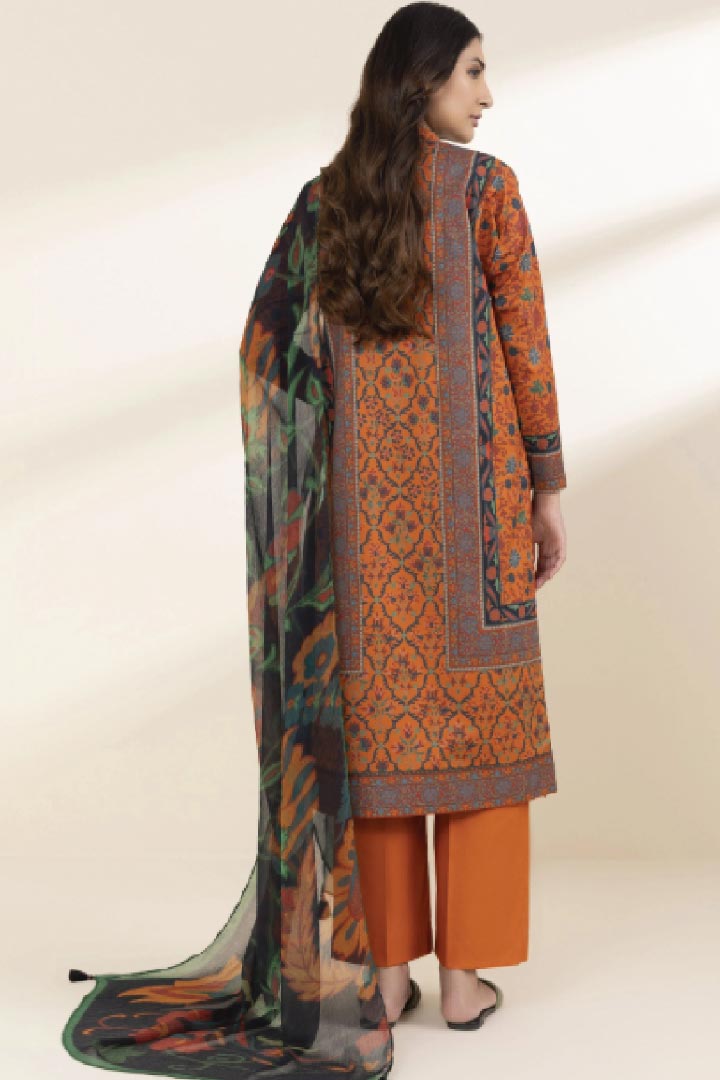 Sapphire Unstitched 2 Piece – Mid Summer Printed Cambric Suit JDOSMS07