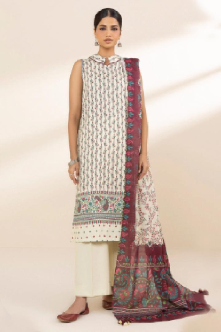 Sapphire Unstitched 2 Piece – Mid Summer Printed Cambric Suit JDOSMS09