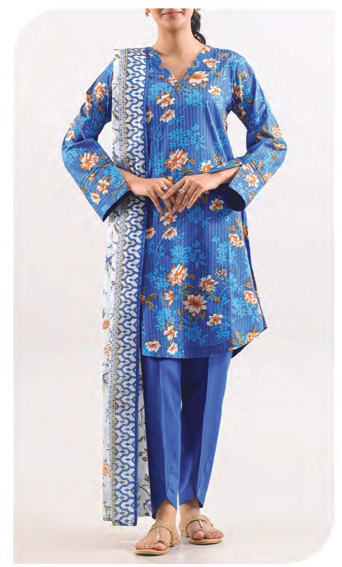 Saya | VOL - 25 | Design 02 | Unstitched 3-Piece Premium Lawn Suit
