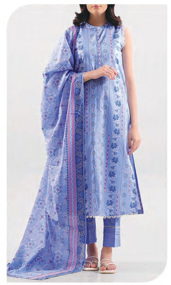 Saya | VOL - 25 | Design 08 | Unstitched 3-Piece Premium Lawn Suit