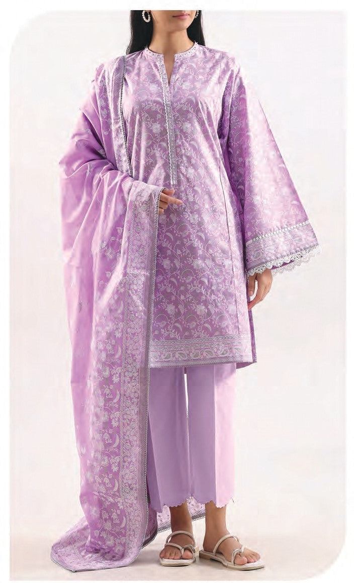 Saya | VOL - 25 | Design 14 | Unstitched 3-Piece Premium Lawn Suit