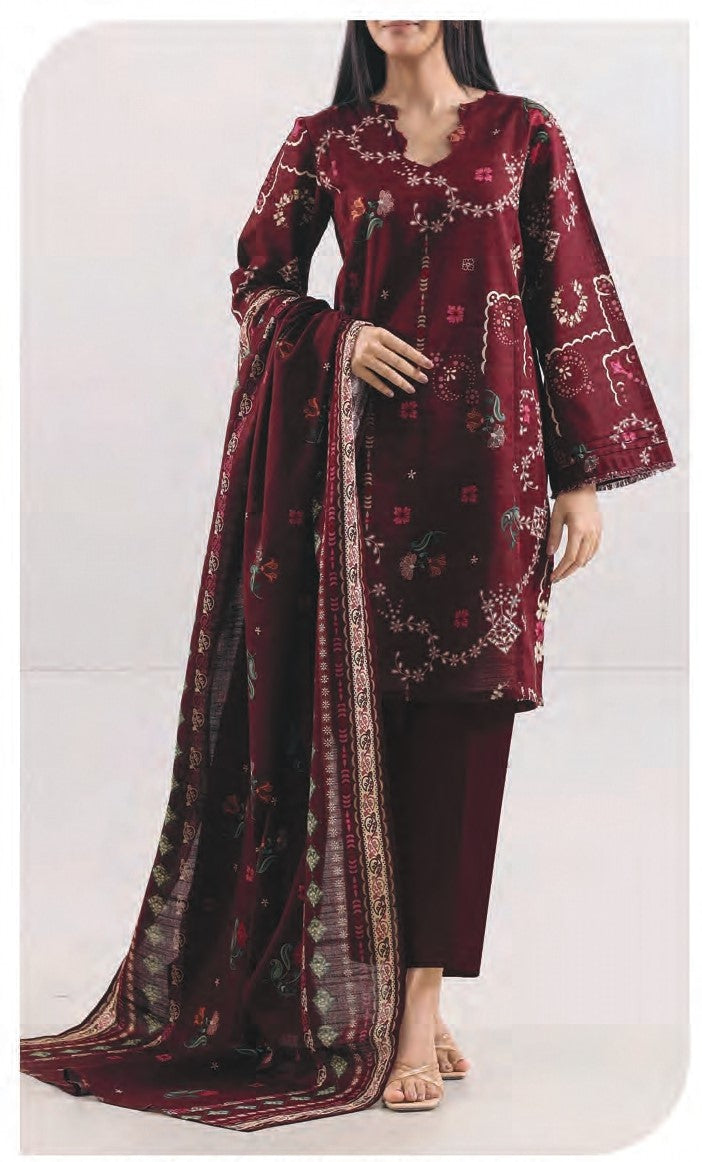 Saya | VOL - 25 | Design 21 | Unstitched 3-Piece Premium Lawn Suit