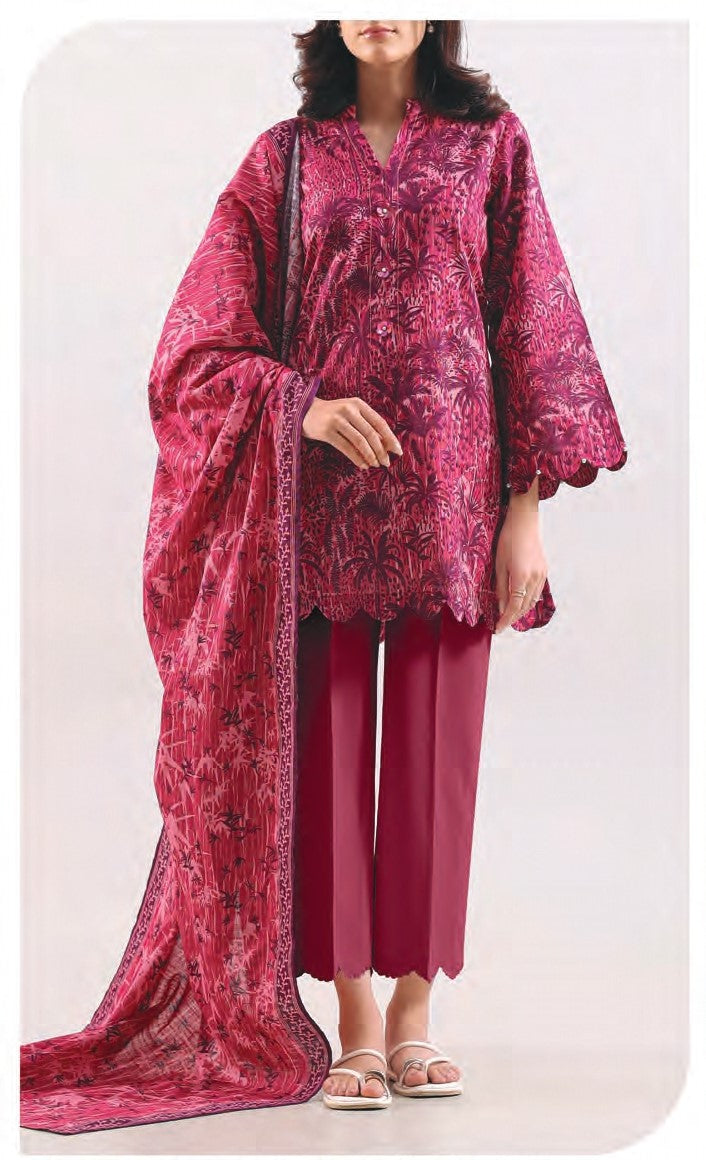 Saya | VOL - 25 | Design 22 | Unstitched 3-Piece Premium Lawn Suit