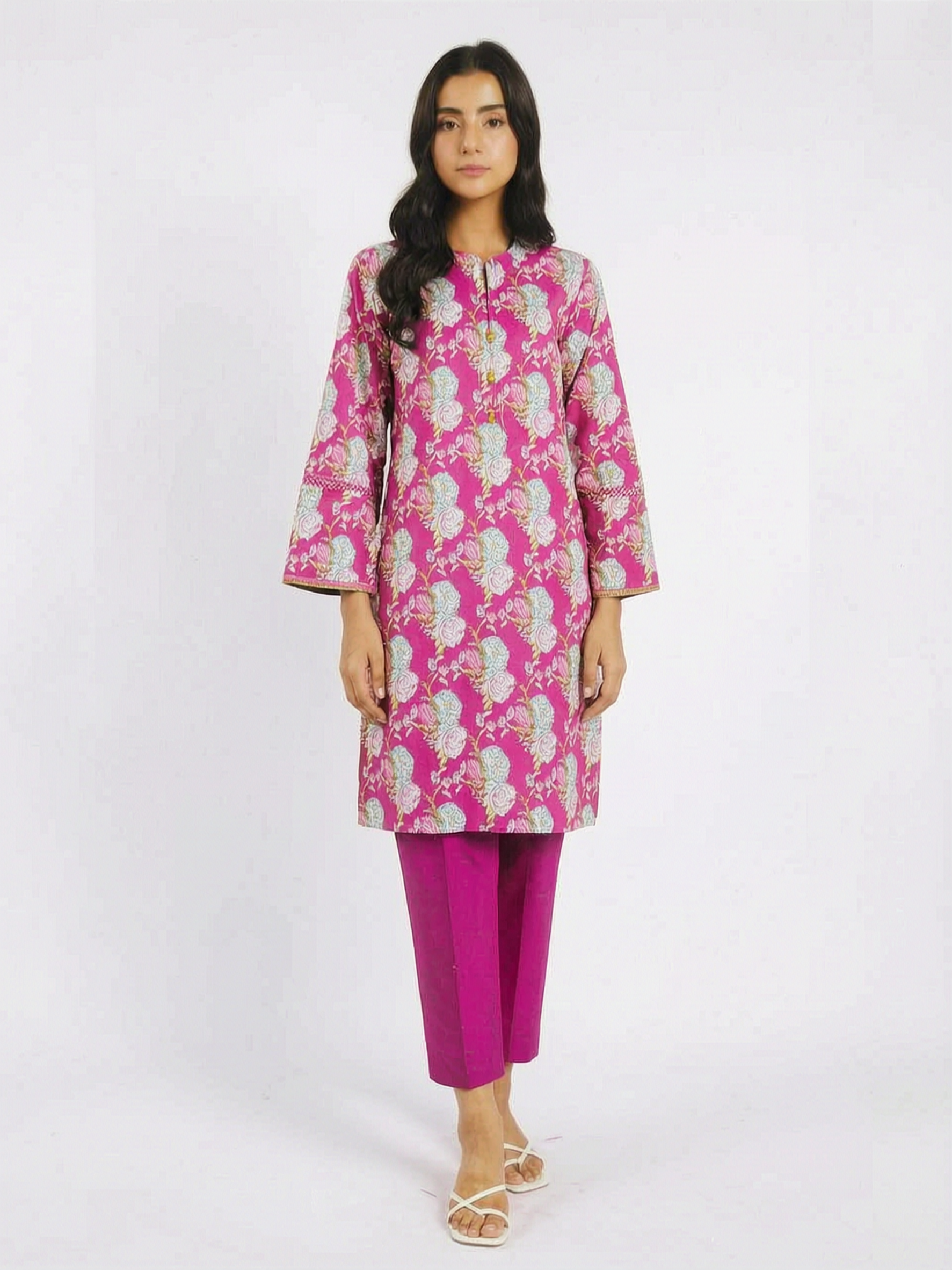 Alkaram | !-Piece Unstitched | Printed Shirt Only