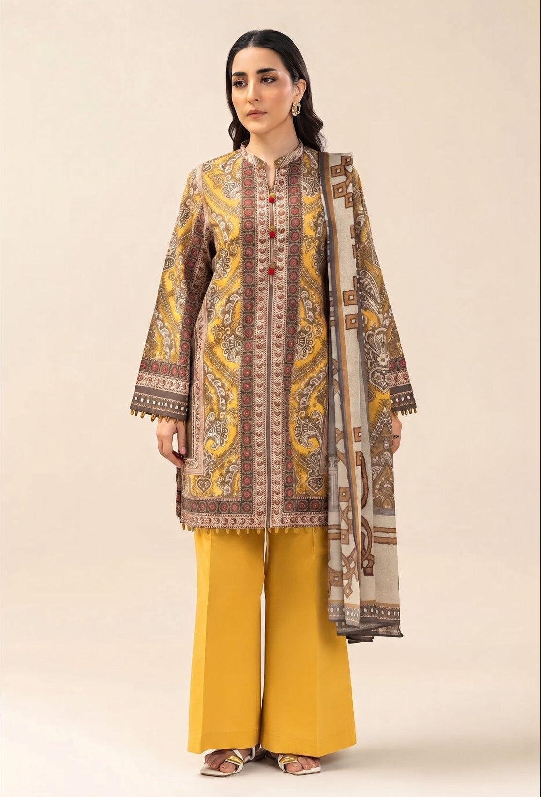 BEECHTREE | UNSTITCHED 3-PIECE | PRINTED LAWN SUIT