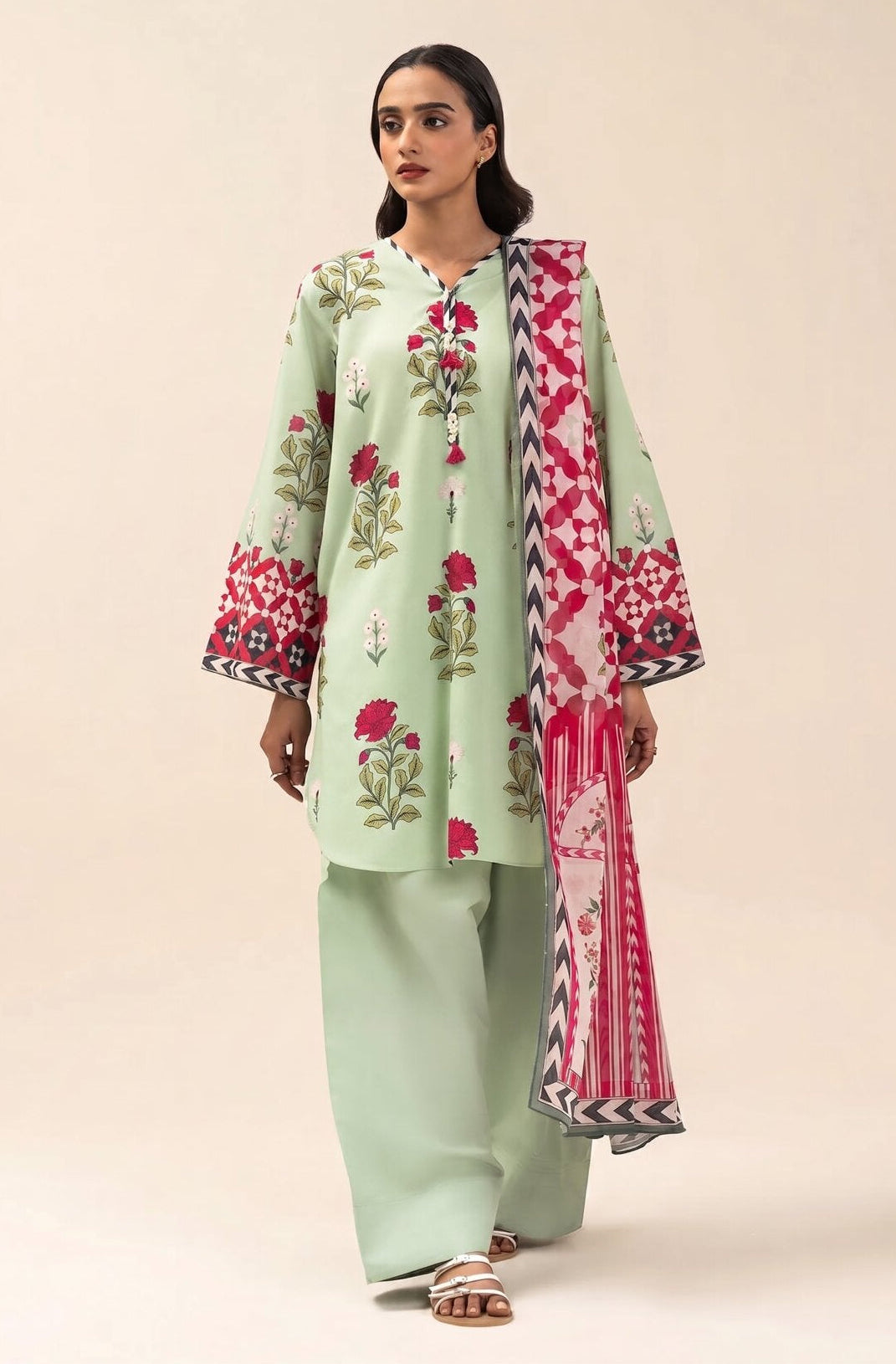 BEECHTREE | UNSTITCHED 3-PIECE | PRINTED LAWN SUI