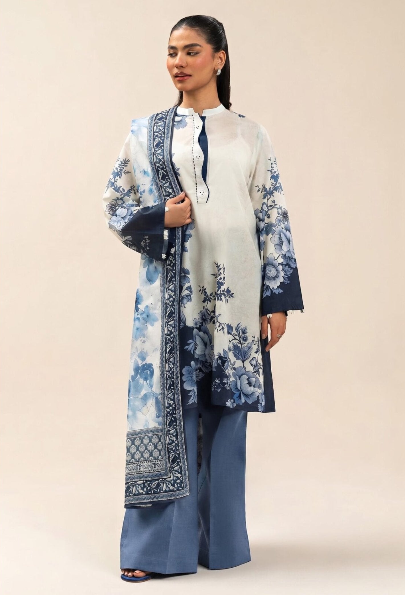 BEECHTREE | UNSTITCHED 3-PIECE | PRINTED LAWN SUIT